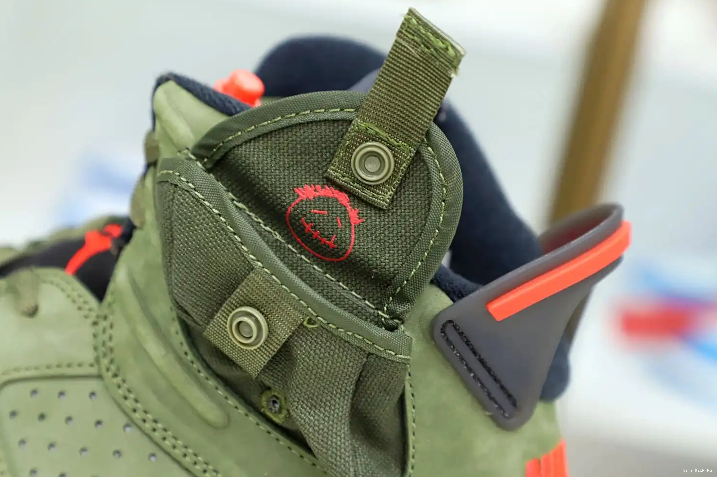 X RETRO JORDAN 6 Kimikick 'OLIVE' SCOTT TRAVIS AIR 0814